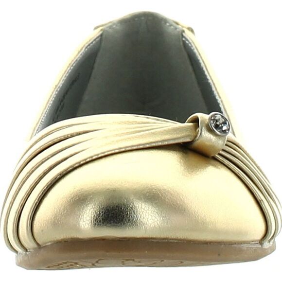 Little Angel Lola-786E Gold Gold ToddlerG flats-shoes 9 NEW - Picture 3 of 4